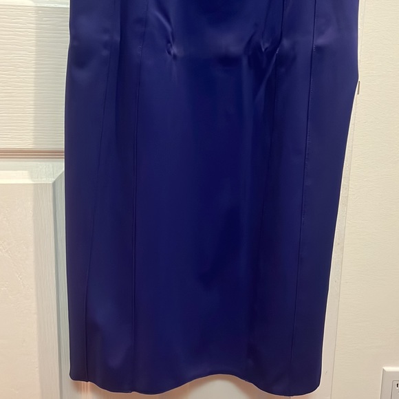 Elie Tahari Blue Sleeveless Dress - Picture 4 of 9